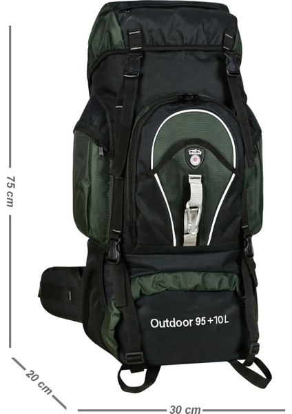 Dağcı Sırt Çantası Outdoor 95+10LT