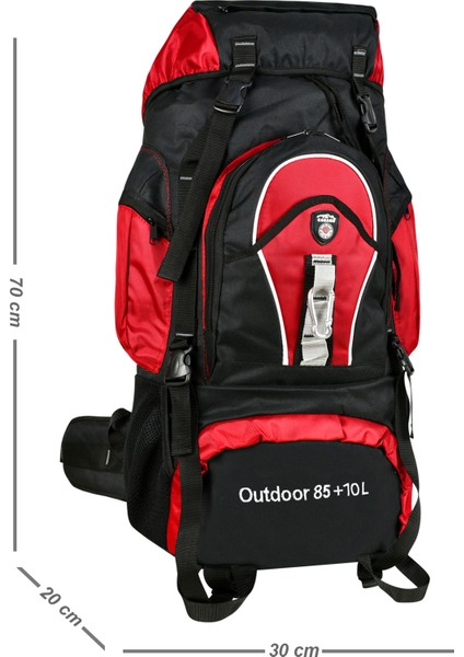 Dağcı Sırt Çantası Outdoor 85+10LT