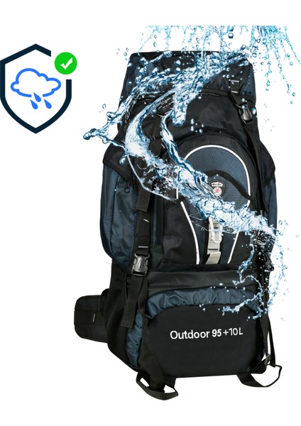 Dağcı Sırt Çantası Outdoor 95+10LT