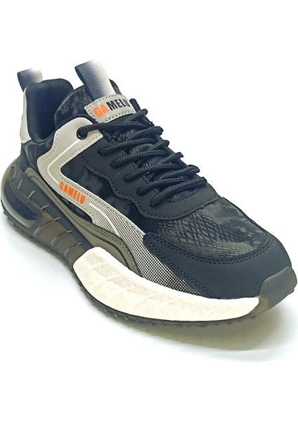 23KM Long Air System Erkek Spor Ayakkaı Sneaker Siyah