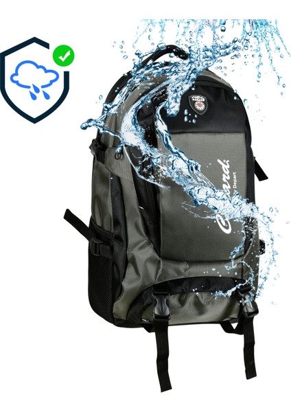 Dağcı Sırt Çantası 50 Litre 20"inç Laptop Bölmeli GRİ fırsatları