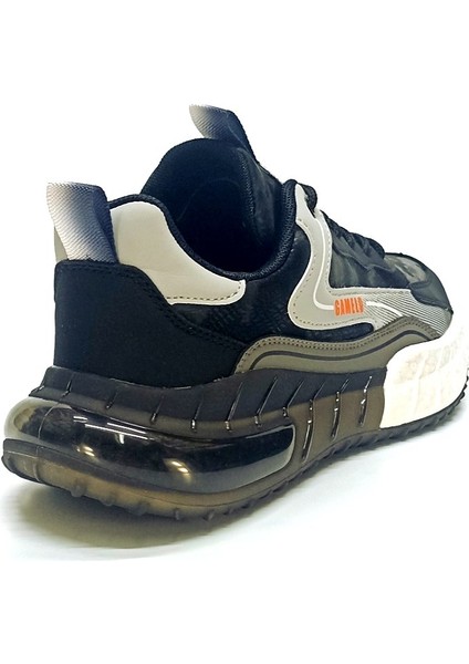 23KM Long Air System Erkek Spor Ayakkaı Sneaker Siyah