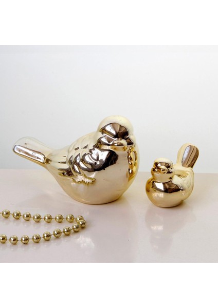 Seramik Kuşğan Şekilli Dekoratif Süslemesi S+L Altın (Yurt Dışından) indirimleri