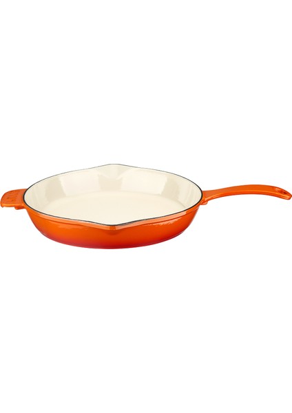 Döküm Yuvarlak Kızartma Tavası Döküm Demir Yekpare Saplı Edition Serisi 30 cm