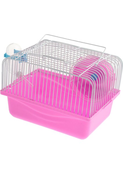 Küçük Fare Hamster Kafesi, Mama Dispenseri ve Egzersiz Tekerleği (Yurt Dışından)