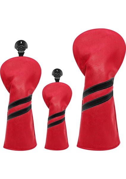 3x Golf Başörtüsü Etiketli Pu Kılıf Kırmızı (Yurt Dışından) modelleri