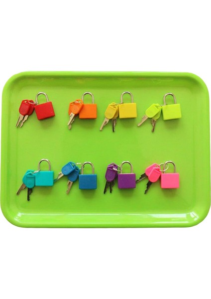Bagaj Kilidi Çocuk Bebekler Için 10 Paket Renkli Montessori Kilitleri Eşleştirme Oyunu 8pcs (Yurt Dışından) fiyatları