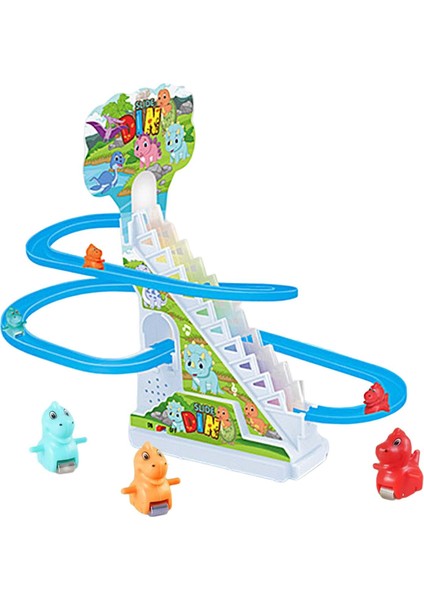 Küçük Dinozor Parçaları Slayt Oyuncak Doğum Günü Hediyeleri Için Dayanıklı Takip Playset 6 Dinozor (Yurt Dışından)
