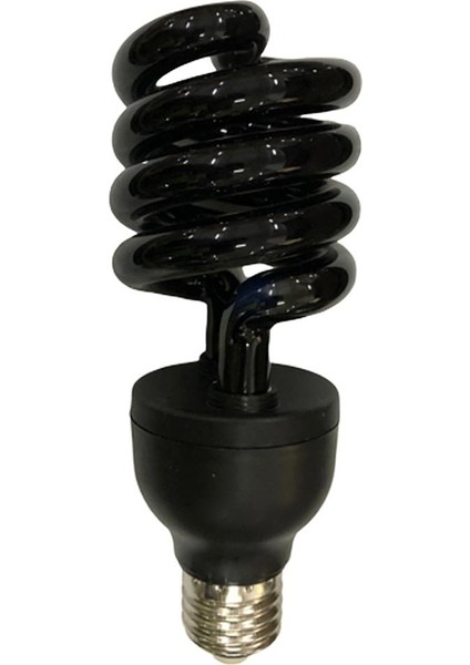 E27 5W -40W Blacklight Sprial ve Bahçe Dansı - Siyah, 36W (Yurt Dışından)