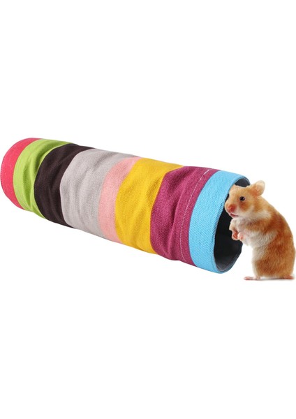 Domuzu Tünelleri Cüce Tavşan Hamster Gerbil Sıçan Için Katlanır 2 Yönlü (Yurt Dışından)