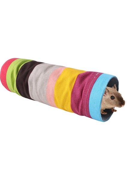 Domuzu Tünelleri Cüce Tavşan Hamster Gerbil Sıçan Için Katlanır 2 Yönlü (Yurt Dışından)