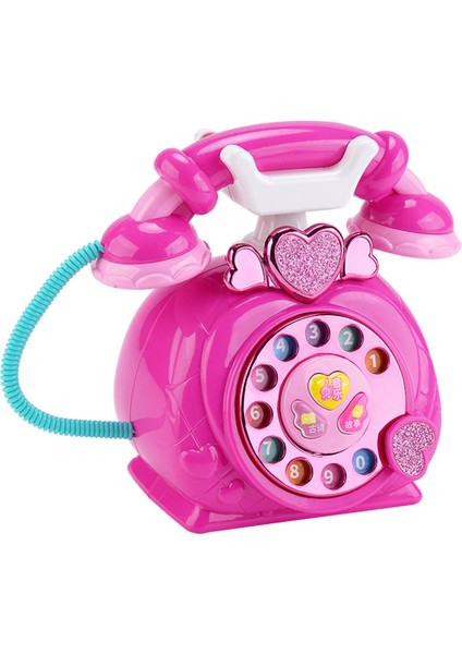 Çocuklar Için Telefon Oyuncak Hikaye Anlatma Makinesi Simüle Edilmiş Aydınlanma Kırmızı Gül (Yurt Dışından)