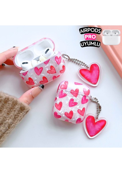 Airpods Pro Uyumlu Pembe Kalpli Kristal Tasarım Premium Kulaklık Kılıfı, Darbeye Dayanıklı Şirin Kılıf modelleri