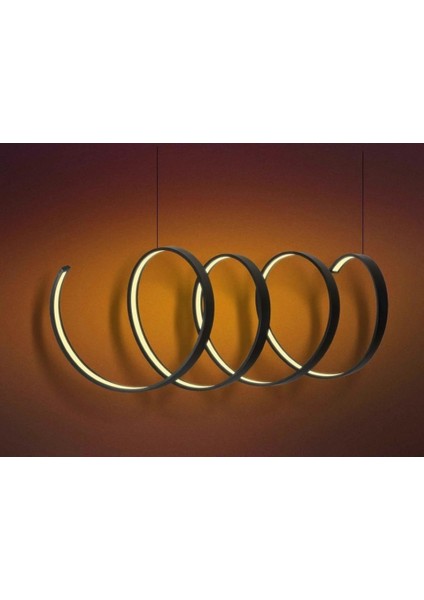 Dekoratif Modern Sarmal LED Avize Sarkıt Lineer Aydınlatma