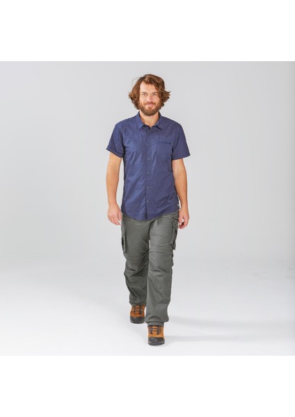 Forclaz Erkek Outdoor Trekking Modüler Kargo Pantolon - Haki - Travel 100 Modul fiyatları