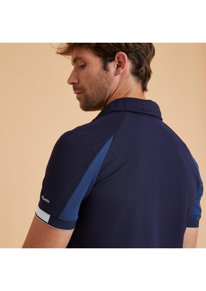 Fouganza Erkek Binicilik Polo Tişörtü - Mavi