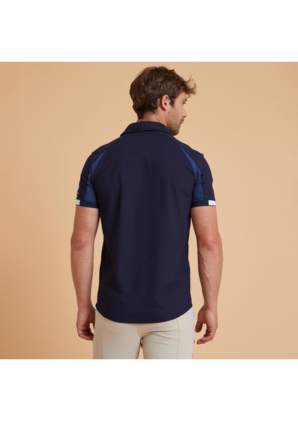 Fouganza Erkek Binicilik Polo Tişörtü - Mavi fiyatları