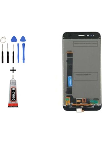 Xiaomi Mi A1 Xiaomi Mi 5x LCD Ekran + Dokunmatik Siyah Tamir Seti