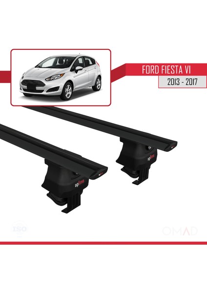 Ford Fiesta Vı 2013-2017 Arası ile Uyumlu Ace-4 Ara Atkı Tavan Barı Siyah modelleri