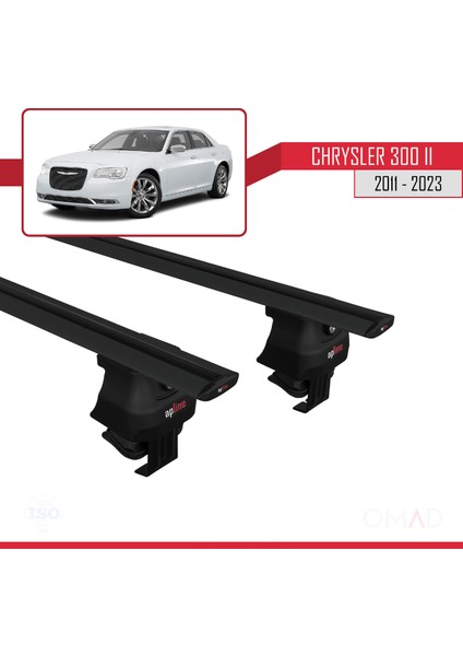 Chrysler 300 Iı 2011 ve Sonrası ile Uyumlu Ace-4 Ara Atkı Tavan Barı Siyah modelleri