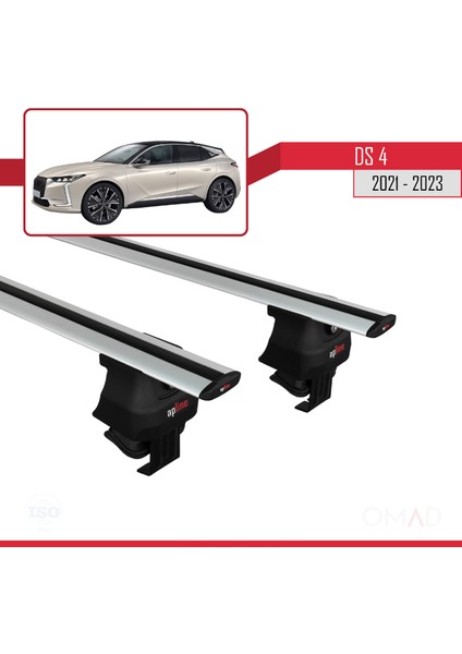 Ds 4 (Mk2) 2021 ve Sonrası ile Uyumlu Ace-4 Ara Atkı Tavan Barı Gri