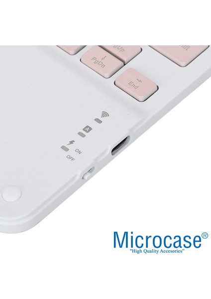 Tablet ve Telefonlar Için Şarjlı Touchpadli Türkçe Bluetooth Klavye - AL2724