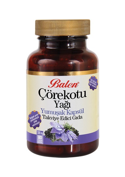 Çörekotu Yağı 80 Yumuşak Kapsül