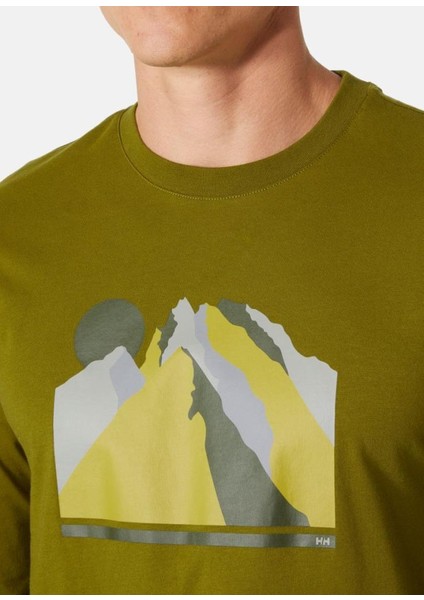Helly Hansen Men's F2F Organic Cotton Long Sleeve Tee Erkek Yeşil Sweatshirt HHA.63259.461 fırsatları