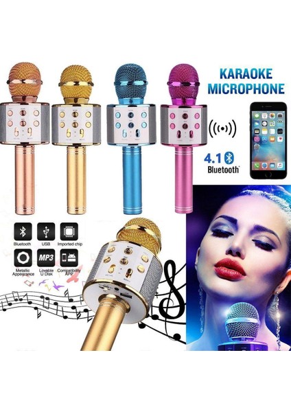 WS-858 Bluetooth Karaoke Mikrofon