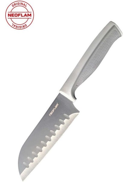 Fika Gri Microban Santoku Bıçak 13 cm