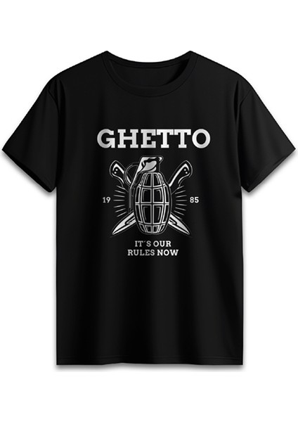 "ghetto"short Sleeve T-Shirt