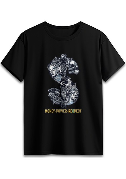 "money -PowerRespect" Short Sleeve T-Shirt