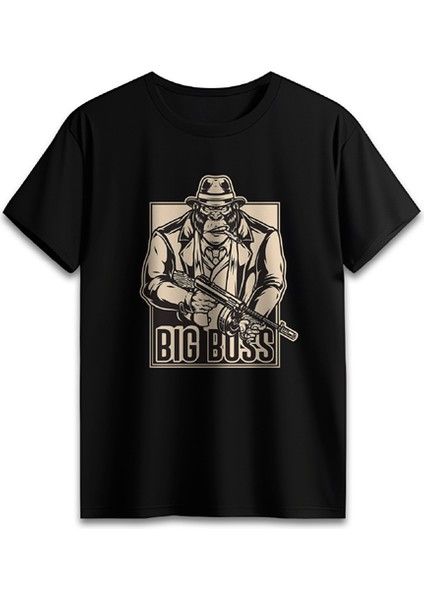 "bıg Boss Gorılla" Short Sleeve T-Shirt