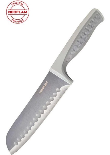 Fika Gri Microban Santoku Bıçak 18 cm