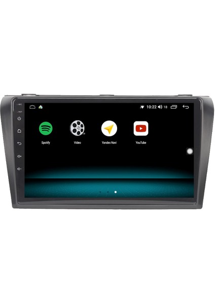 Mazda 3 Android 13 Multimedya Carplay 4gb RAM+64GB HDD 2004-2009 Navigasyon Ekran modelleri