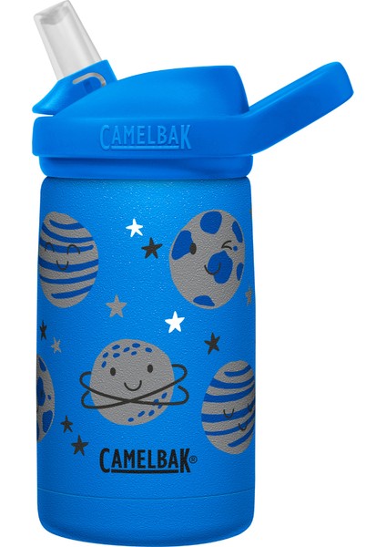 Pipetli Çelik Termos Suluk - Eddy+ 350 ml - Space Smiles