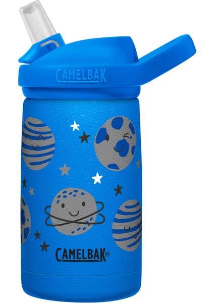 Pipetli Çelik Termos Suluk - Eddy+ 350 ml - Space Smiles
