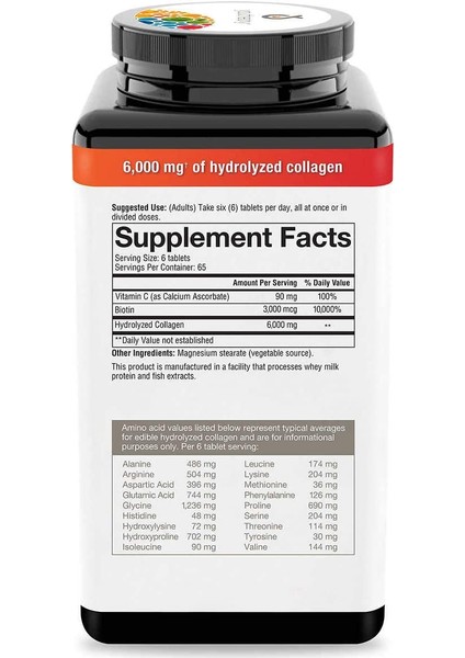 Kollajen Gelişmiş Formül - Biotin 390 Tablet