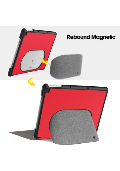Google Pixel Tablet Folio Kılıf Çok Açılı Standlı Ince Hafif Koruyucu Kapak (Yurt Dışından)