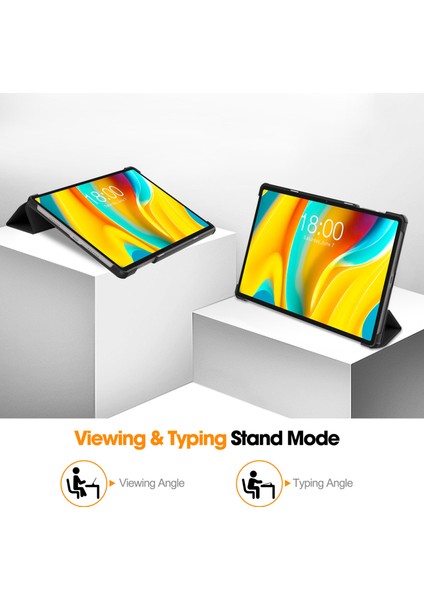 Shin-Wo Teclast T50 Pro Folio Kılıf Çok Açılı Standlı Ince Hafif Koruyucu Kapak (Yurt Dışından)