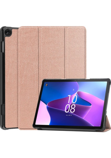 Lenovo Tab M10 (Gen 3) TB-328F Folio Kılıf Çok Açılı Standlı Ince Hafif Koruyucu Kapak (Yurt Dışından)