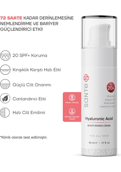 Plus Su Bazlı Nemlendirici SPF20 50ML