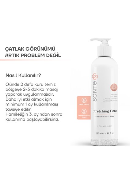 Sante Plus Vücut Çatlak Kremi 125 ml