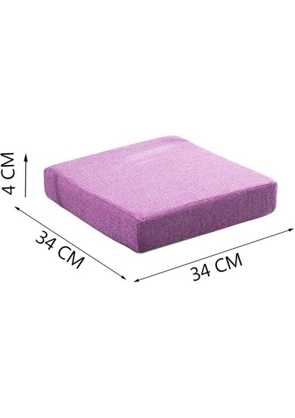 Sandalye Minderi Sünger Dolgulu Kare Sandalye Konfor Pedi Oturma Minderi 4 cm Kalınlık 4 Adet modelleri