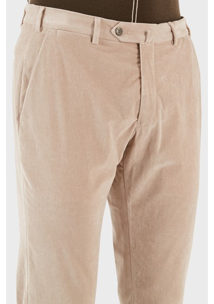 Pamuk Karışımlı Ince Fitilli Normal Bel Regular Fit Erkek Pantolon H41P61 E1619 112 fırsatları
