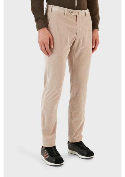 Pamuk Karışımlı Ince Fitilli Normal Bel Regular Fit Erkek Pantolon H41P61 E1619 112 indirimleri