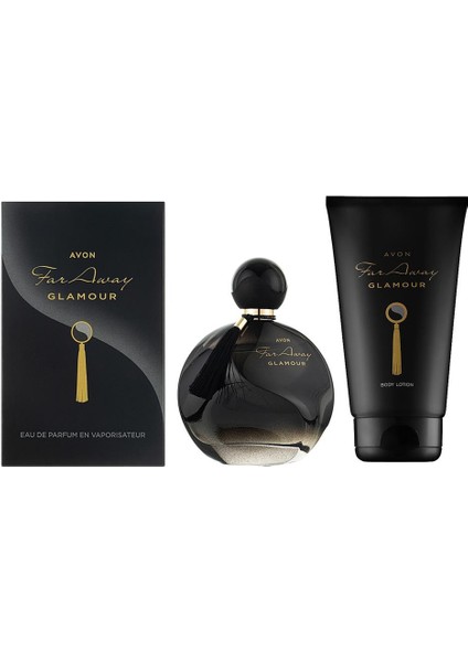 Far Away Glamour 50 ml Kadın Parfümü ve Body Lotion Set