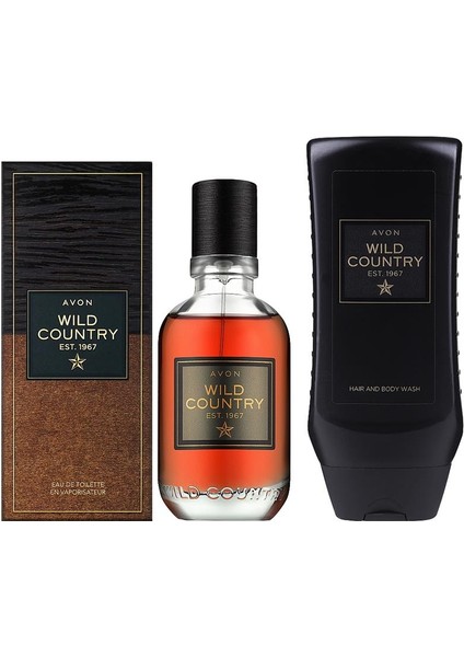 Wild Country 75 ml Erkek Parfümü ve Saç Vücut Şampuanı Set