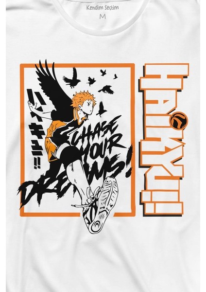 Haikyuu Fly Anime Uzun Kollu Tişört