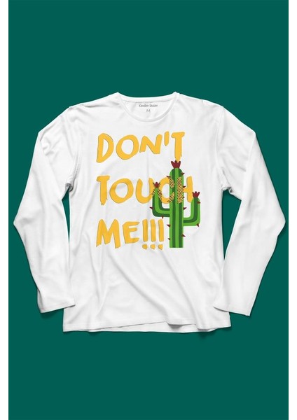 Don't Touch Me Kaktüs Uzun Kollu Tişört